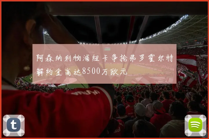阿森纳利物浦纽卡争抢弗罗霍尔特解约金高达8500万欧元